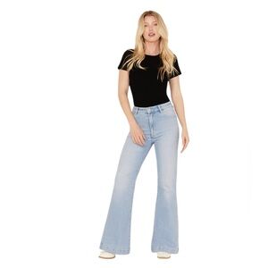 ROLLA'S BLUEBIRD LIGHT WASH HIGH RISE EAST COAST FLARES IN LIGHT WASH SIZE 30